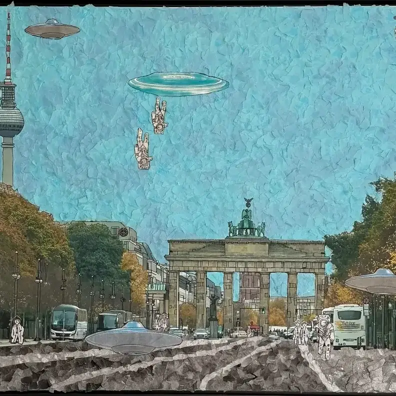 Suzy Forel, Mixed-Media-Werk, Nr. 87, 2024