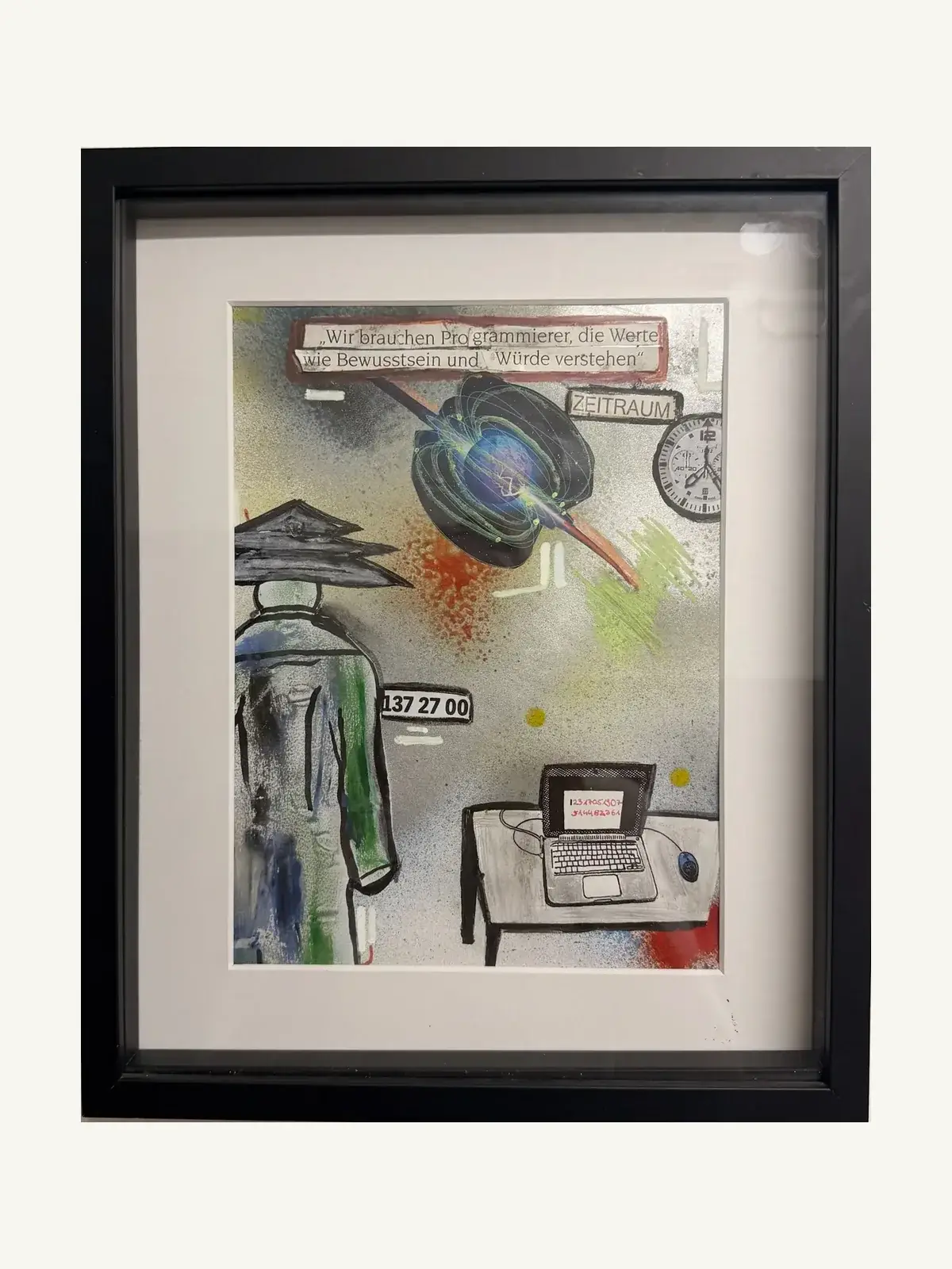 Suzy Forel, Mixed-Media-Werk, Nr. 54, 2022