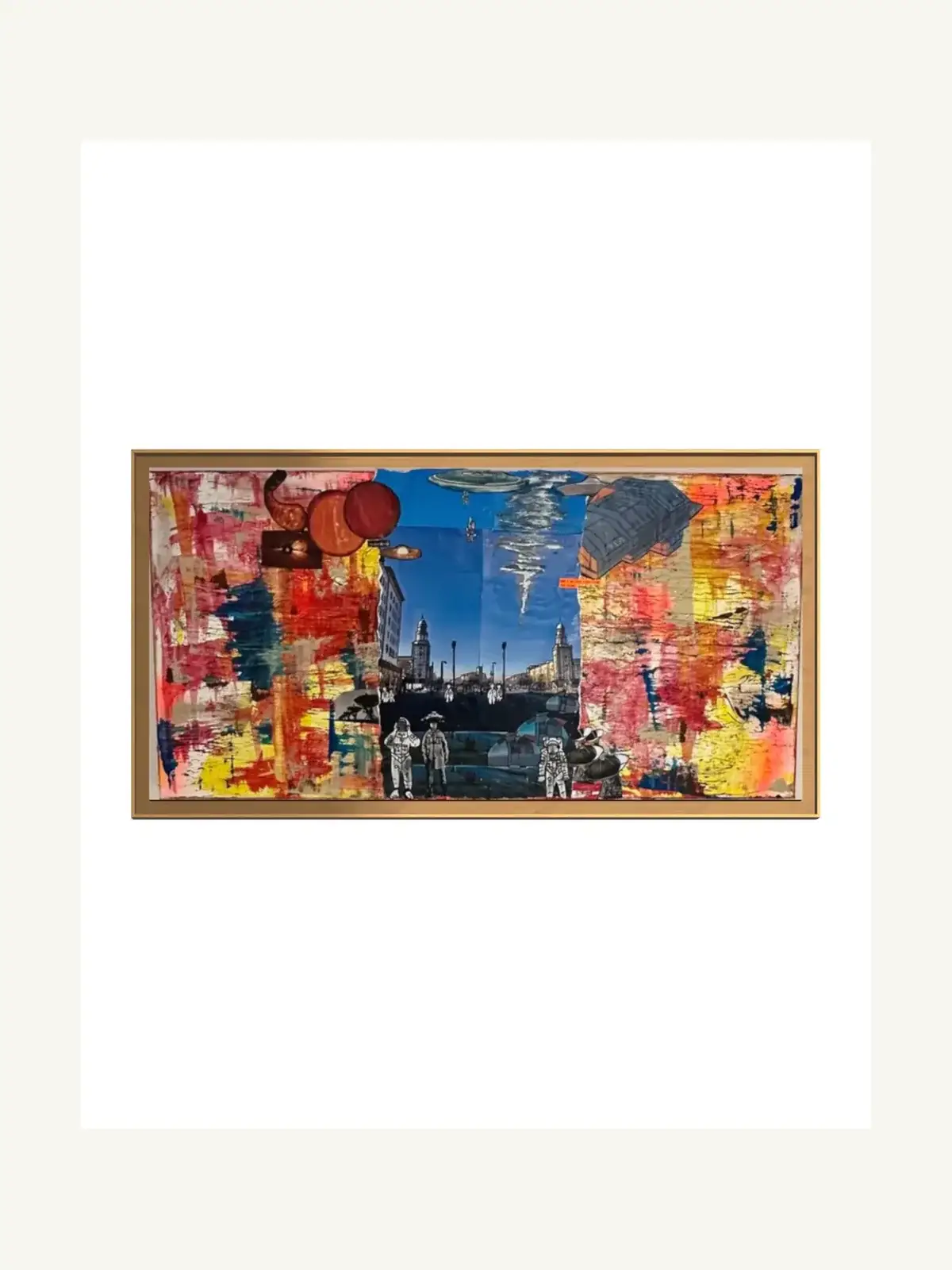 Suzy Forel, Mixed-Media-Werk, Nr. 78, 2024