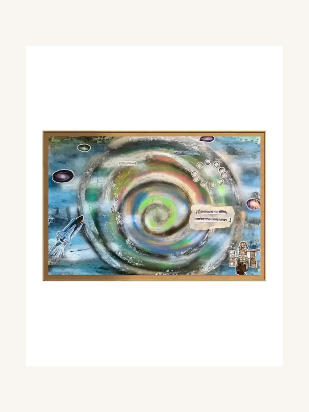Suzy Forel, Mixed-Media-Werk, Nr. 60, 2022