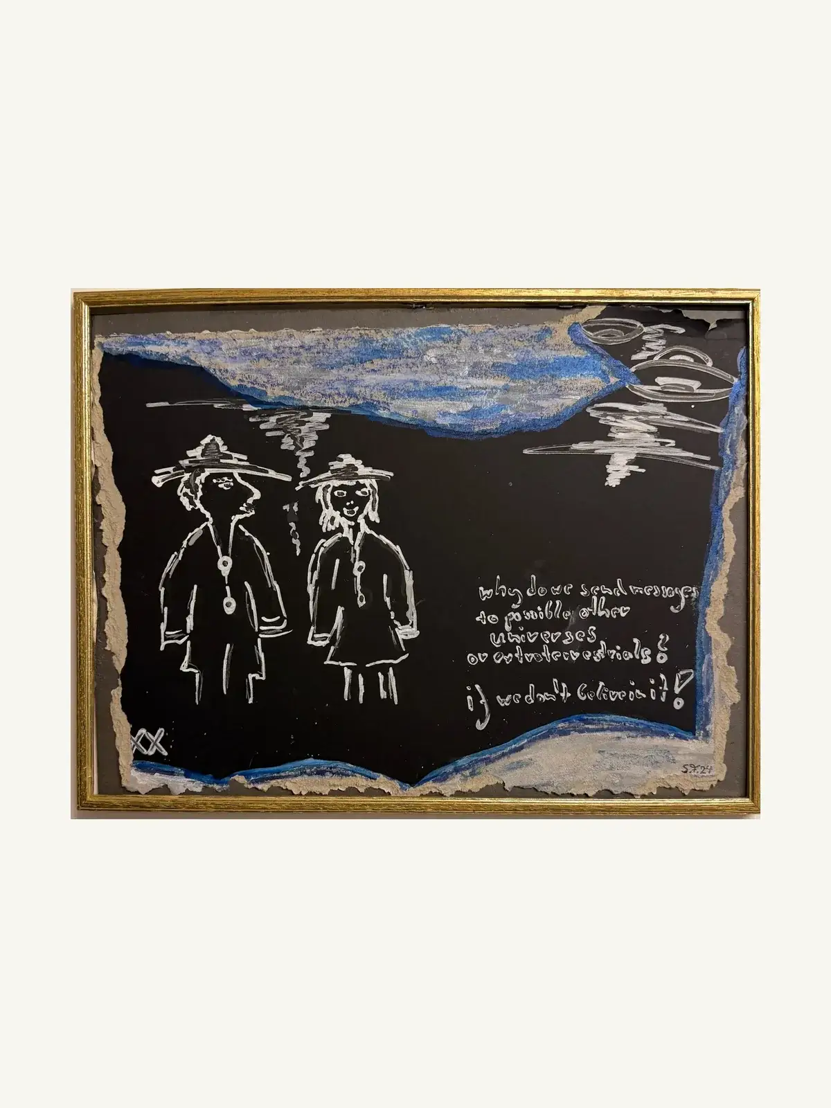 Suzy Forel, Mixed-Media-Werk, Nr. 84, 2024