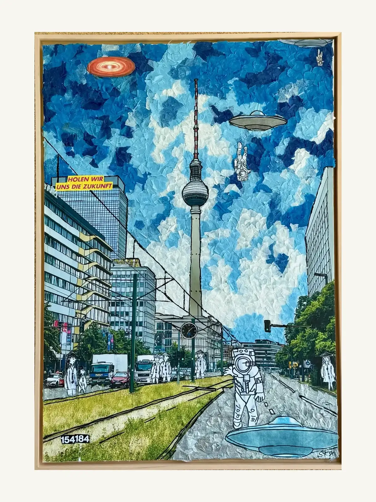 Suzy Forel, Mixed-Media-Werk, Nr. 88, 2024