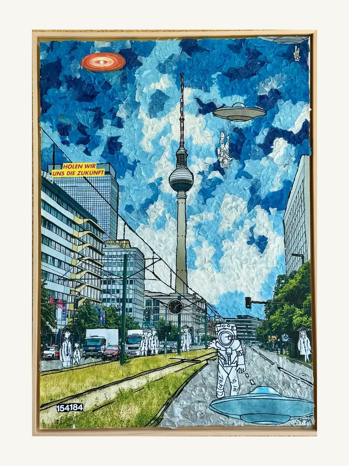Suzy Forel, Mixed-Media-Werk, Nr. 88, 2024