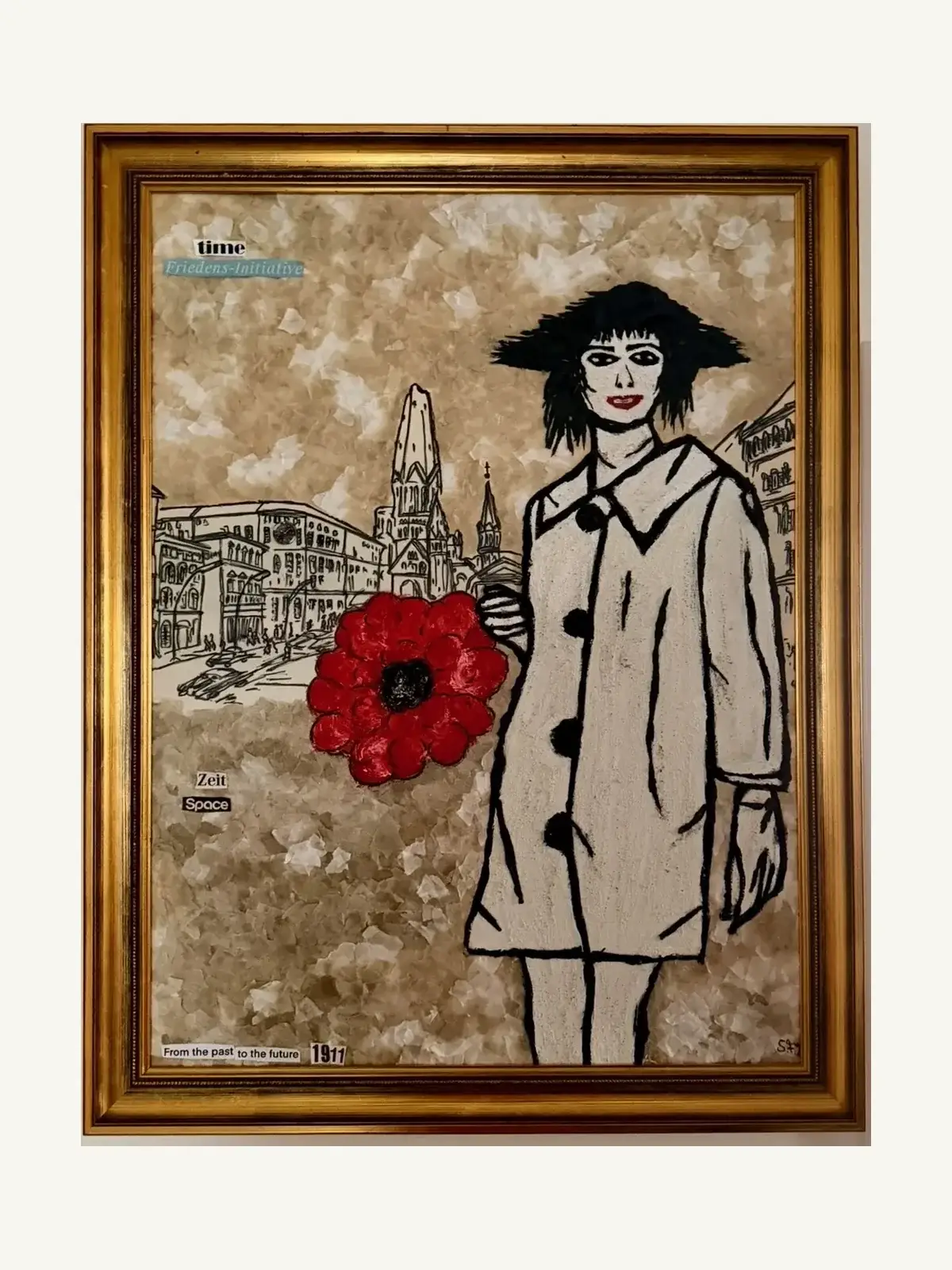 Suzy Forel, Mixed-Media-Werk, Nr. 100, 2026