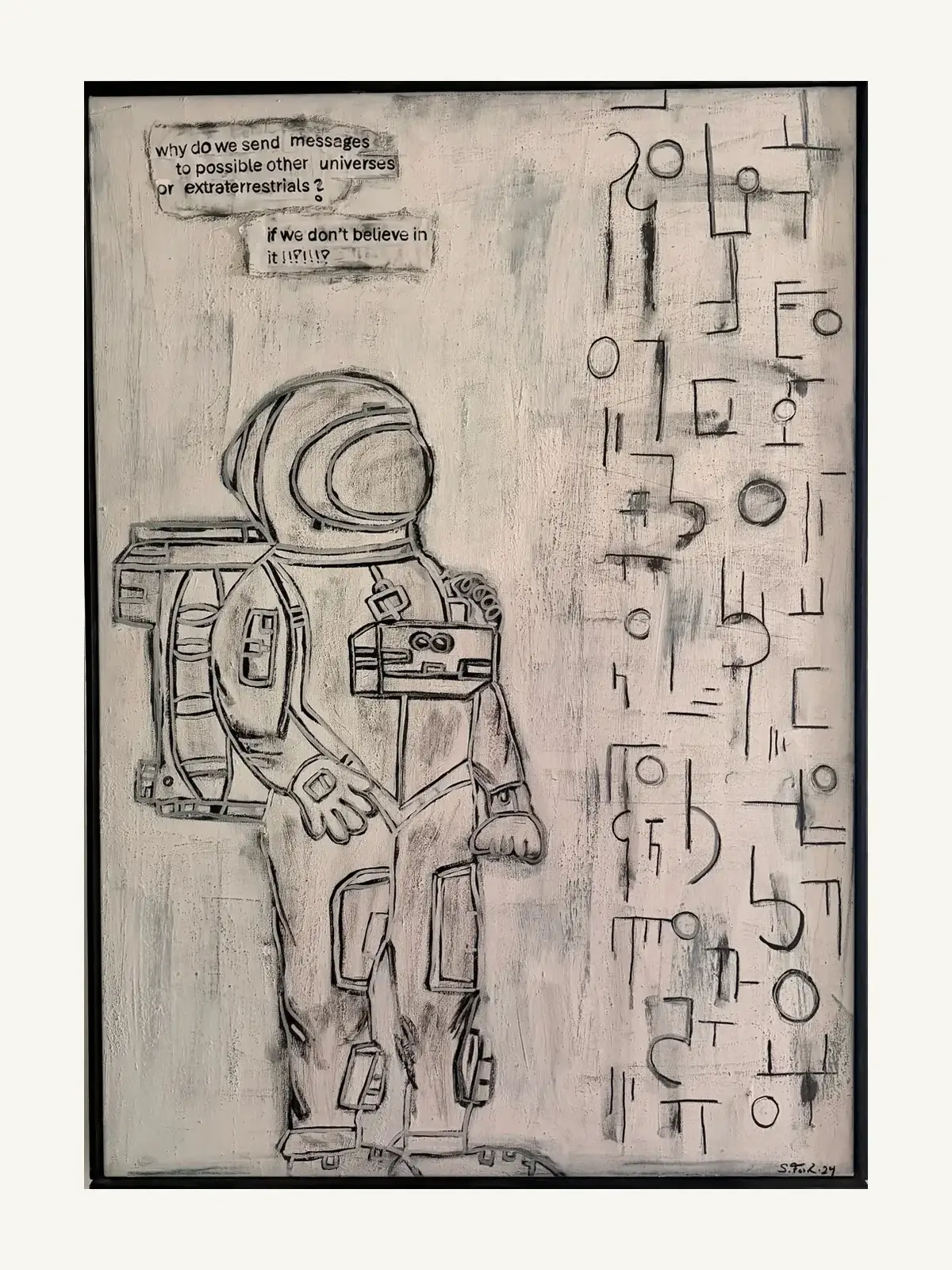 Suzy Forel, Mixed-Media-Werk, 2024